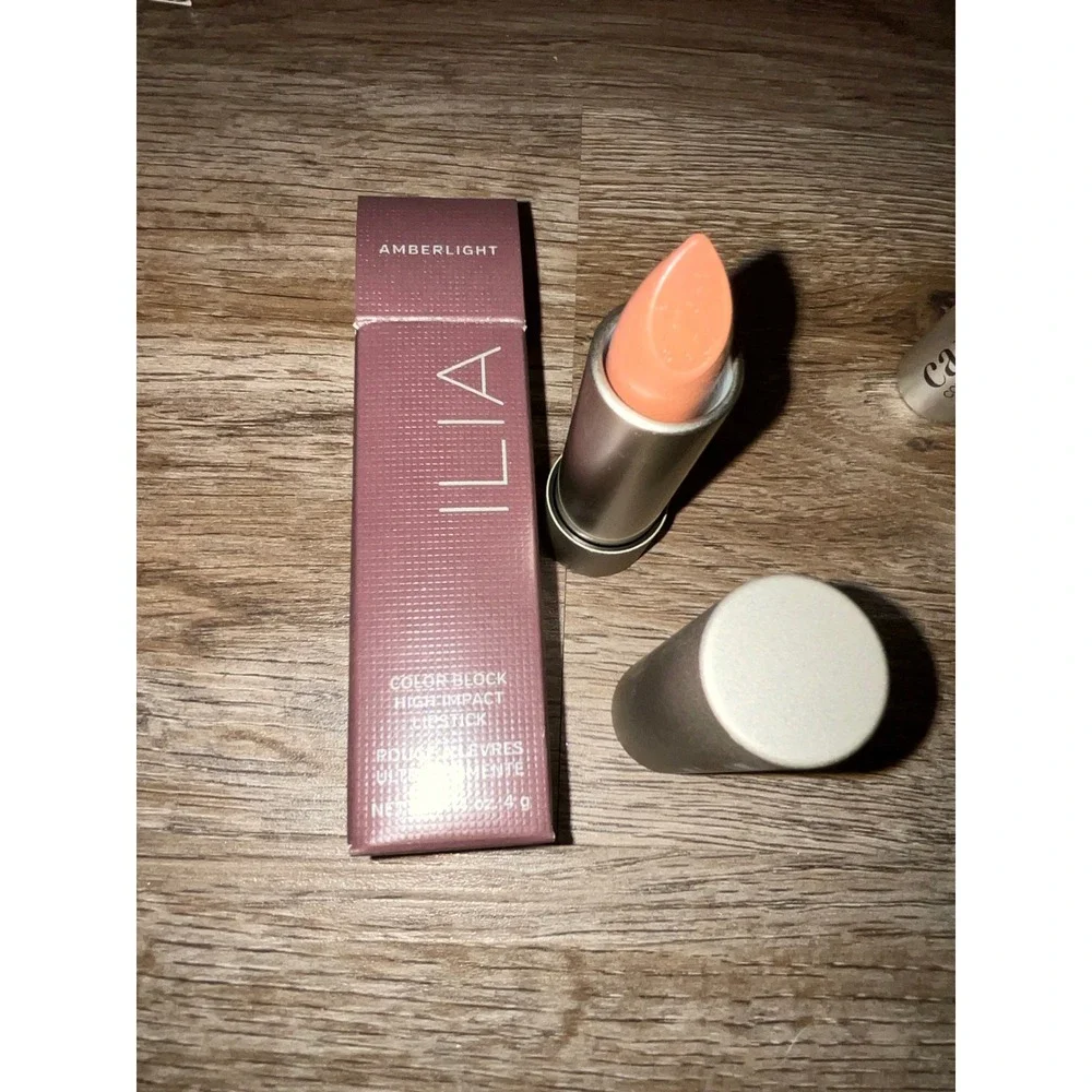 ILIA Color Block Lipstick Amberlight High Impact Creamy Full Coverage Beauty